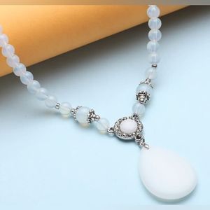 Opalite & Austrian Crystal Beaded Necklace